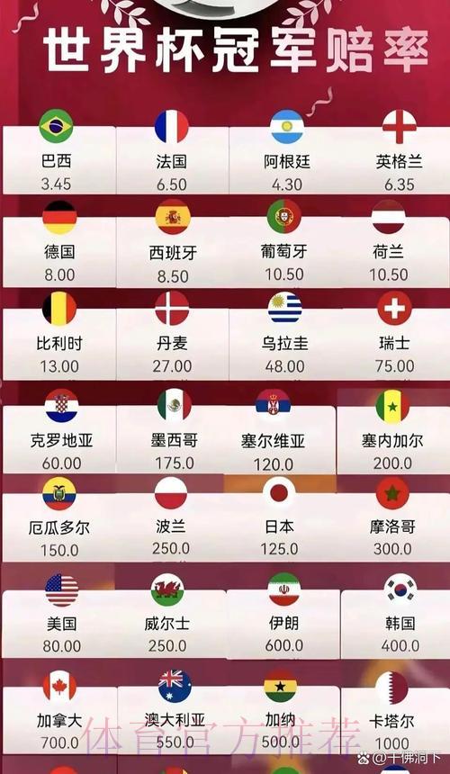 2026年世界杯全站赔率深度解析与赛果预测
